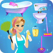 beauty house cleaning game Apk