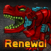 T-Rex Red- Combine Dino Robot Apk