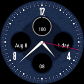 Blue Watch Face Apk