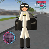 Dark Knight Bat Stickman Rope Hero Gangstar Crime Apk