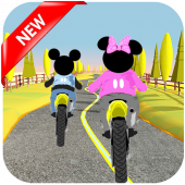 Mickey bike Minnie race Apk