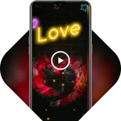 Black romantic love blurry live wallpaper Apk