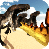 Hungry Raptor Desert Dino Hunt Apk