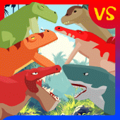 T-Rex Fights Dinosaurs Apk