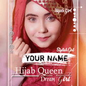 Hijab Girl Name DP Maker 2024 Apk