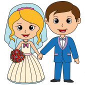 Bride & Groom Wedding Coloring Apk