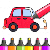 Vehicles Coloring Drawing Book Apk