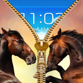 Horse Zipper Lock Screen Apk