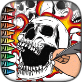 Skull Coloring Pages Apk