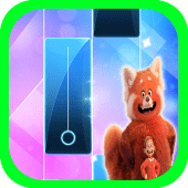 Turning red Piano Tiles Apk