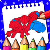 Super Hero Coloring book Game Apk