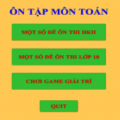 Ôn tập toán HKII Apk