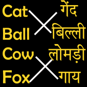 English to Hindi Word Matching Apk