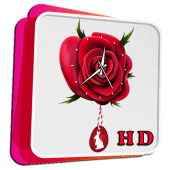 Rose Pendulum Clock wallpaper Apk