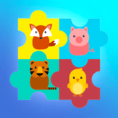 Kids Animals Jigsaw Puzzles Apk