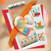 Artistic Heart Launcher Theme Apk