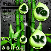 Bamboo Water Drop Theme Apk