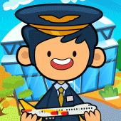 My Pretend Airport Travel Town Apk