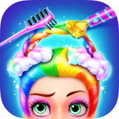 Rainbow Hair Salon - Dress Up Apk