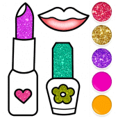 Glitter Beauty Coloring Pages Apk