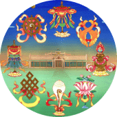 Eight Auspicious Clock Widget Apk