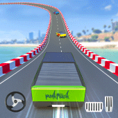 Ev Truck Stunt Race Car Games Apk