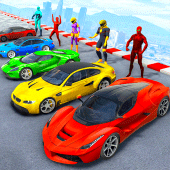 Superhero Game: Ramp Car Stunt Apk