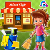 High School Cafe Clean: Cleaning Games 2019 Apk