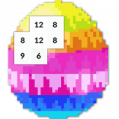 Easter Egg Color by Number Bunny Pixel Art Apk