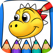 Dino Coloring & Drawing Book Apk