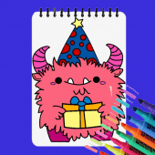 Free Coloring Book - Funny Monster Coloring Apk