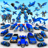 Police Tiger Robot Car Game 3d Apk