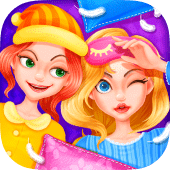 BFF PJ Party - Crazy Pillow Fight Slumber Fun Apk