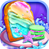 Mermaid Unicorn Cupcake Bakery Shop Cooking Game Apk