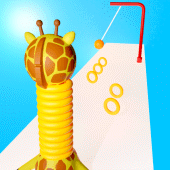 Long Neck Run 3d: Rings Stack Apk