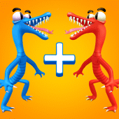 Merge Rainbow Friends 3D Apk