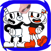 how to draw Cuphead coloring book new Apk