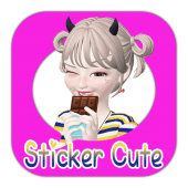 Stiker Cewe Cantik Cute Lucu WAStickerApps Apk