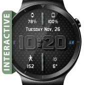 Chrome Leather HD Watch Face Apk