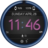 Neon Lights HD Watch Face Apk