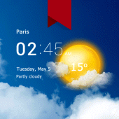 Transparent clock weather Pro Apk