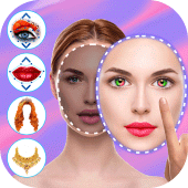 FaceRetouch - Face Editing, Eye, Lips, Hairstyles Apk