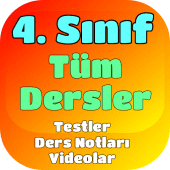 4. Sınıf Tüm Dersler Test Çöz Apk