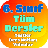 6. Sınıf Tüm Dersler Test Çöz Apk