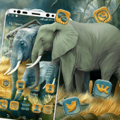 Elephant Painting Theme Apk