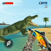 Crocodile Hunting: Sea Monster Sniper Shooting Apk