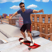 Rooftop Skater Boy Game Apk