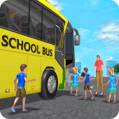 Offroad School Bus Drive Games Apk