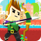 The Bowmasters skill level max Apk