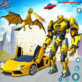 Flying Car Robot Hero Games Apk